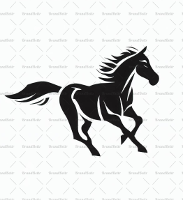 Galoppierendes Pferd